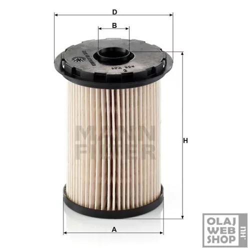 Mann-Filter üzemanyagszűrő PU731X