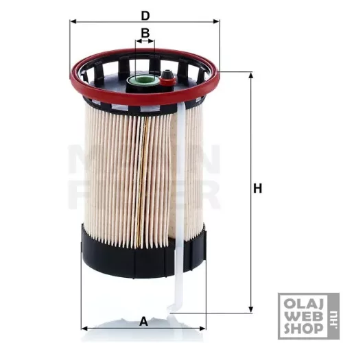 Mann-Filter üzemanyagszűrő PU8015