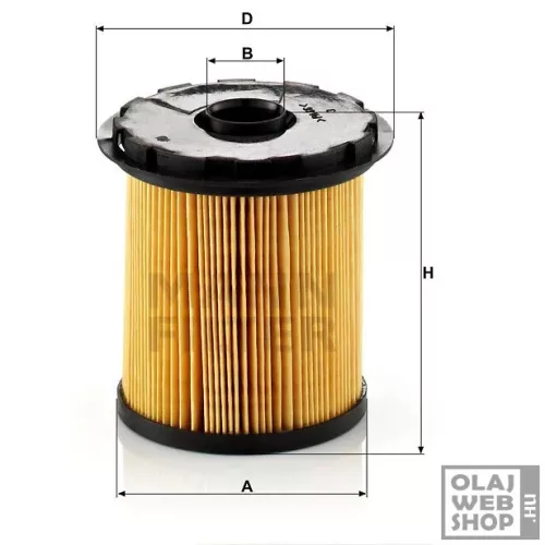 Mann-Filter üzemanyagszűrő PU822X