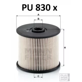 Mann-Filter üzemanyagszűrő PU830X