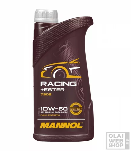 Mannol 7902 Racing+Eester 10W-60 motorolaj 1L