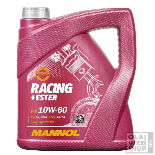 Mannol 7902 Racing+Eester 10W-60 motorolaj 4L