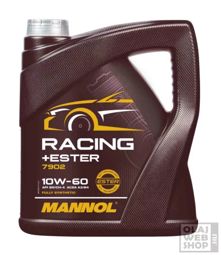 Mannol 7902 Racing+Eester 10W-60 motorolaj 4L