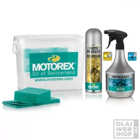   Motorex Moto Cleaning Kit motorkerékpár tisztító készlet
