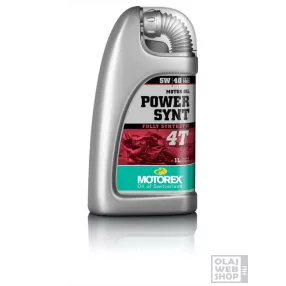 Motorex Power Synt 4T 5W-40 MA2 motorkerékpár olaj 1L