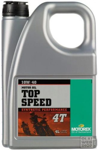 Motorex Top Speed 4T 10W-40 MA2 motorkerékpár olaj 4L