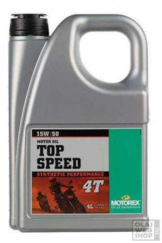 Motorex Top Speed 4T 15W-50 MA2 motorkerékpár olaj 4L