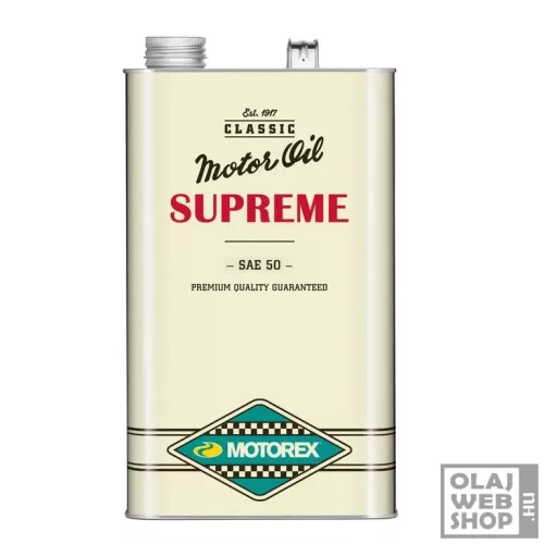 Motorex Classic Supreme SAE 50 oldtimer motorolaj 5L