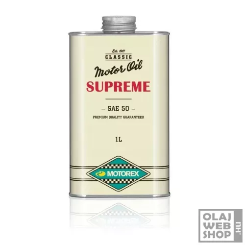 Motorex Classic Supreme SAE 50 oldtimer motorolaj 1L