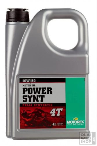 Motorex Power Synt 4T 10W-50 MA2 motorkerékpár olaj 4L