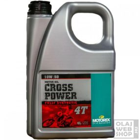 Motorex Cross Power 4T 10W-50 MA2 motorkerékpár olaj 4L