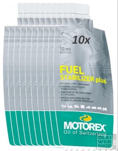 Motorex Fuel Stabilizer Plus üzemanyag adalék E10 10ml 10db