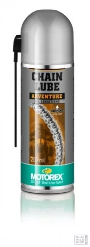 Motorex Chain Lube Adventure (fehér,teflonos lánckenő) spray 200ml