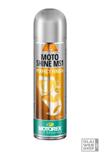 Motorex Moto Shine MS1 fényesítő, vízlepergető spray 500ml