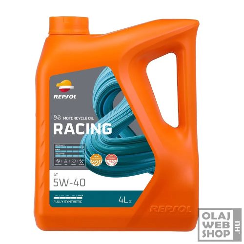 Repsol RACING 4T 5W-40 motorkerékpár olaj 4L
