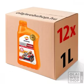 Repsol RACING 4T 10w-40 motorkerékpár olaj 12X1L karton