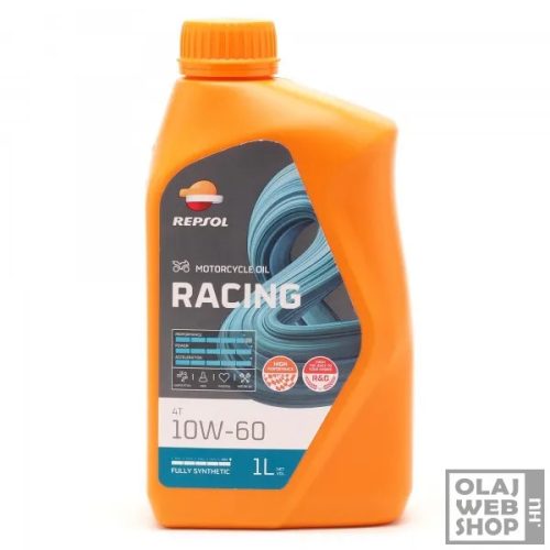Repsol RACING 4T 10W-60 motorkerékpár olaj 1L