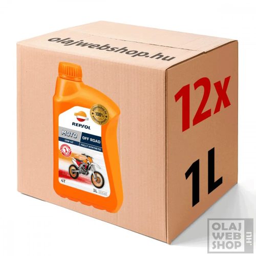 Repsol RACING Off Road 4T 10W-40 motorkerékpár olaj 12X1L