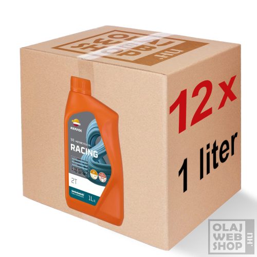 Repsol RACING 2T motorkerékpár versenyolaj 12x1L (karton)