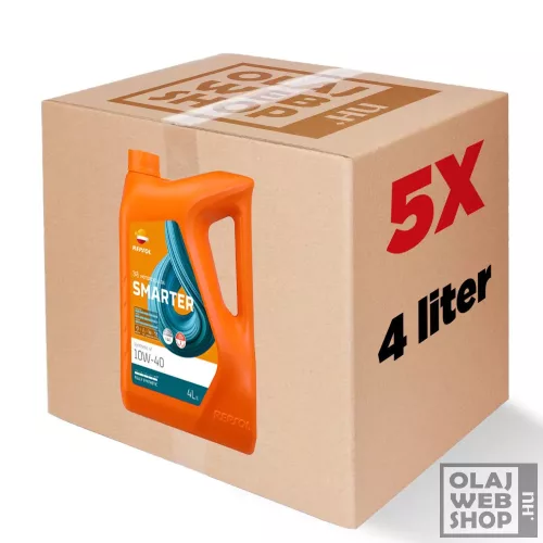 Repsol SMARTER Synthetic 4T 10W-40 motorkerékpár olaj 5X4L karton