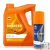 Repsol SMARTER Sport 4T 10W-40 motorkerékpár olaj 4L + lánckenő spray 400ml