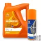 Repsol SMARTER Sport 4T 10W-40 motorkerékpár olaj 4L + lánckenő spray 400ml