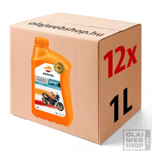 Repsol SMARTER Sport 4T 10w-40 motorkerékpár olaj 12X1L karton