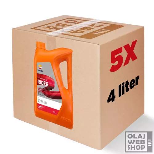 Repsol RIDER 4T 10w-40 motorkerékpár olaj 5X4L karton
