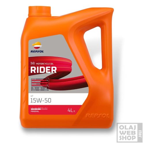 Repsol RIDER 4T 15w-50 motorkerékpár olaj 4L