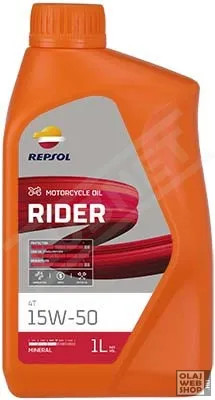 Repsol RIDER 4T 15w-50 motorkerékpár olaj 1L