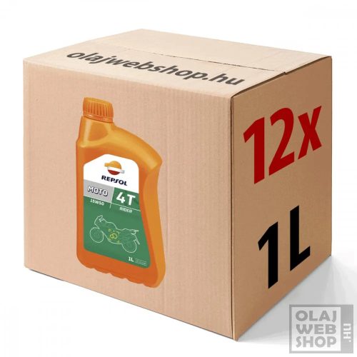 Repsol RIDER 4T 15w-50 motorkerékpár olaj 12X1L