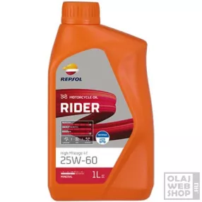 Repsol Rider High Mileage 25W-60 motorkerékpár olaj 1L