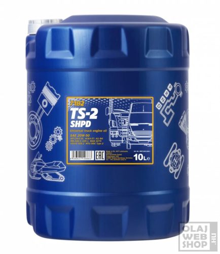 Mannol 7102 TS-2 SHPD 20W-50 teherautó motorolaj 10L