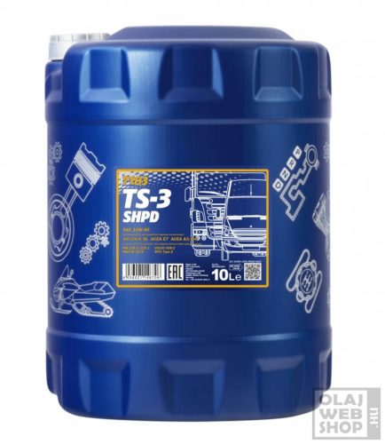 Mannol 7103 TS-3 SHPD 10W-40 teherautó motorolaj 10L