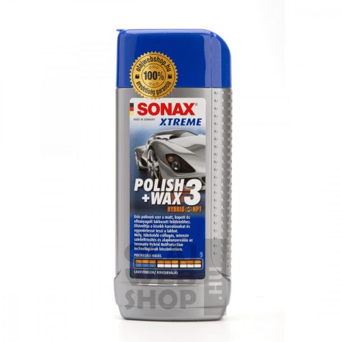 Sonax XTREME Polír és wax 3 nano 250ml