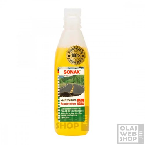 Sonax Nyári szélvédőmosó koncentrátum 1:10 Citrom 250ml