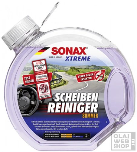 Sonax XTREME Nyári szélvédőmosó folyadék 3L