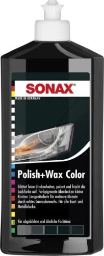 Sonax Polír és wax nano fekete 500ml