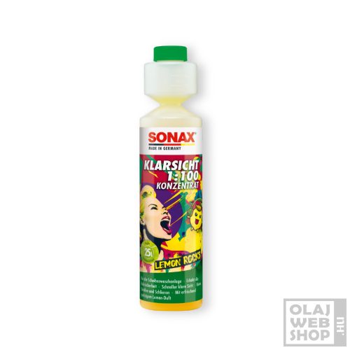 Sonax Nyári szélvédőmosó koncentrátum 1:100 Lemon Rocks 250ml