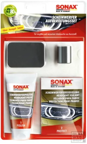 Sonax Scheinwerfer AufbereitungsSet fényszóró felújító szett 75ml