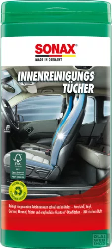Sonax Innen Reinigungs Tücher (autóbelső tisztító) kendő 25db-os