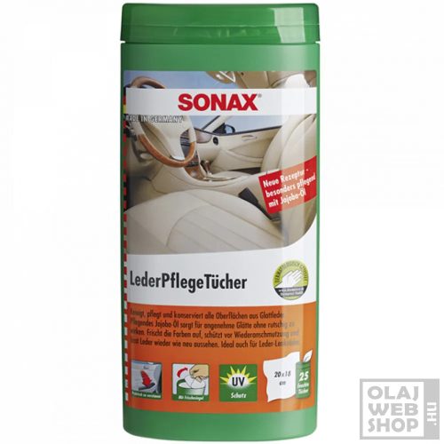 Sonax Bőrápoló kendő 25db-os 1doboz
