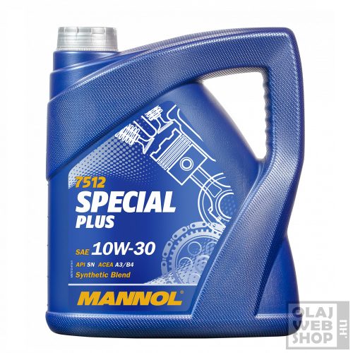 Mannol 7512 Special Plus 10W-30 motorolaj 4L