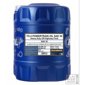 Mannol 2602 TO-4 POWERTRAIN SAE 30 mezőgazdasági olaj 20L