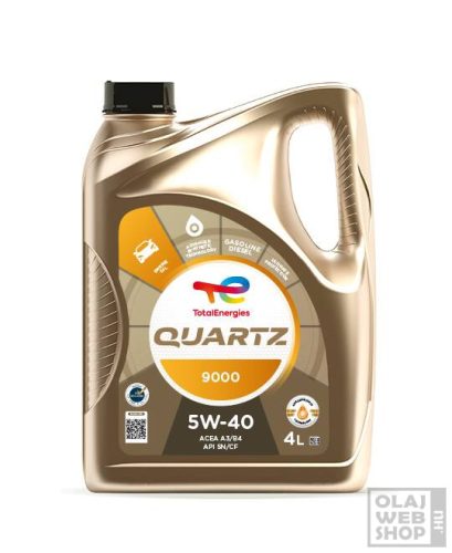 Total Quartz 9000 5w-40 motorolaj 4L