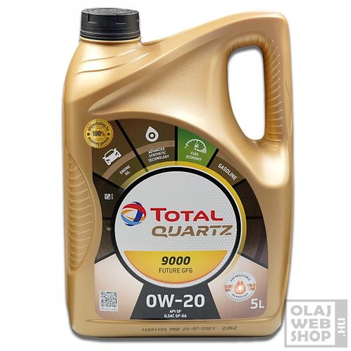 TotalEnergies Quartz 9000 Future GF6 0w-20 motorolaj 5L