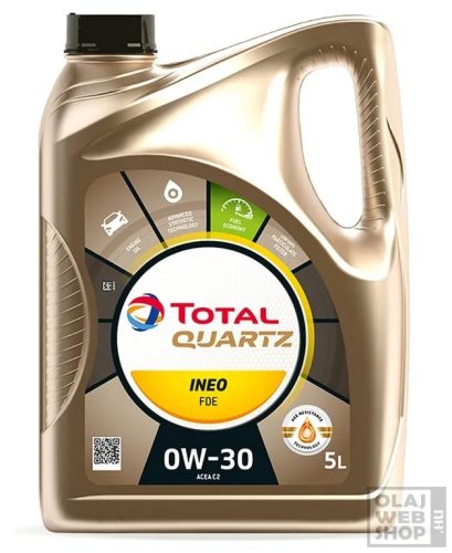 Total Quartz Ineo FDE 0W-30 motorolaj 5L