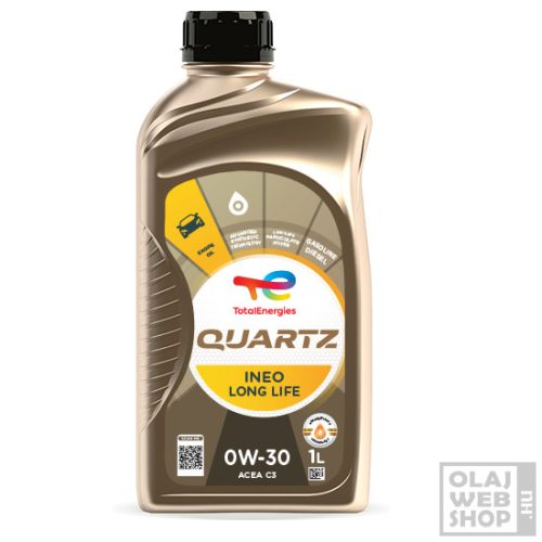 TotalEnergies Quartz Ineo Long Life 0W-30 motorolaj 1 liter
