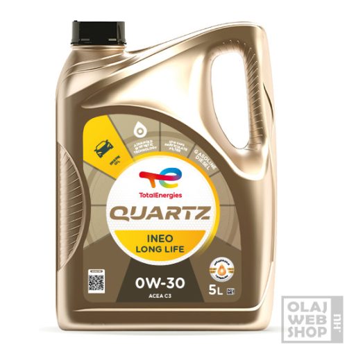TotalEnergies Quartz Ineo Long Life 0W-30 motorolaj 5 liter