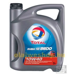 Total Rubia TIR 8600 10w-40 teherautó motorolaj 5L